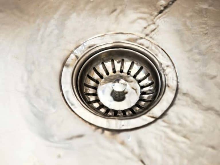 kitchen sink basket strainer brushed nickel
