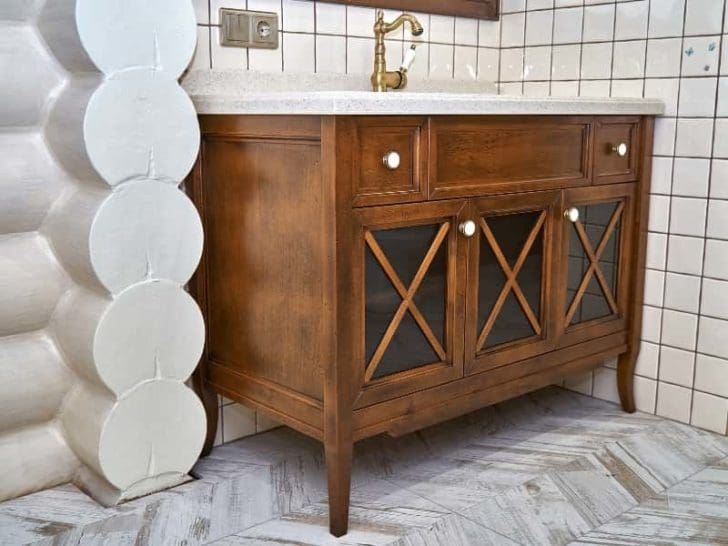 Do Bathroom Vanities Need to be Flush or Attached to Wall?