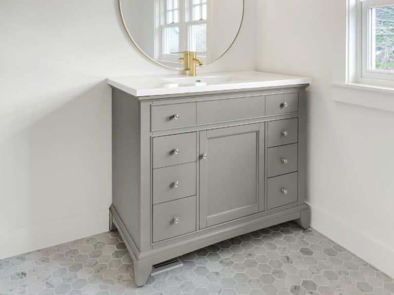 Shallow Depth Bathroom Vanity Without Top