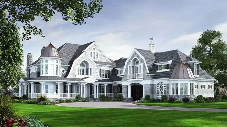 5-Bedroom 2-Story Newport Style Home with Gourmet Kitchen and Private Master Patio (Floor Plan)
