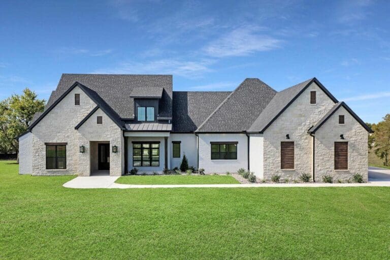 5-Bedroom 1-Story Home Plan with Spacious 4-Car Garage and Bonus Room (Floor Plan)