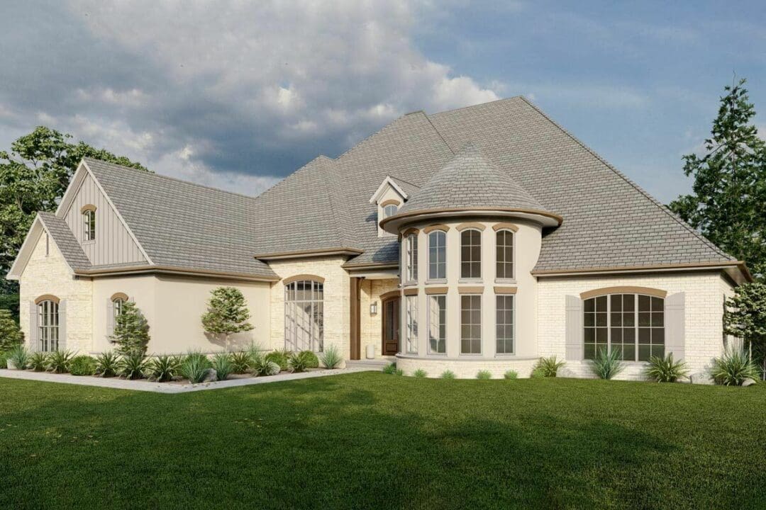 7Bedroom DoubleStory French Country House with Luxurious InLaw Suite