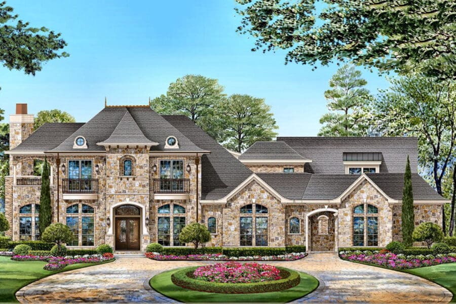 Curated visual reference: Fresh Look at 4 Bedroom 2 Story Luxury French Country Home With Deluxe