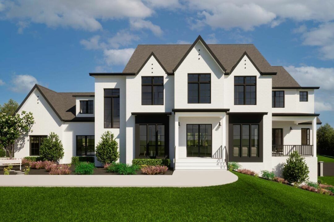 Modern Dual-Story 5-Bedroom Tudor-style House With Optionally Finished ...