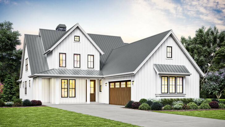 3-Bedroom 2-Story House With Vaulted Great Room (Floor Plan)