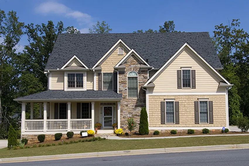 5-Bedroom Dual-Story Traditional Home With Wrap-Around Porch (Floor Plan)