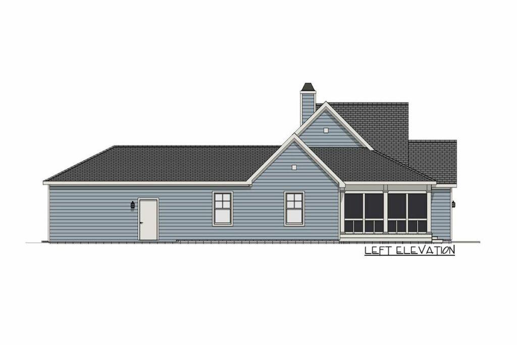 3-Bedroom 1-Story Modern Farmhouse with Attached Garage In Back (Floor ...