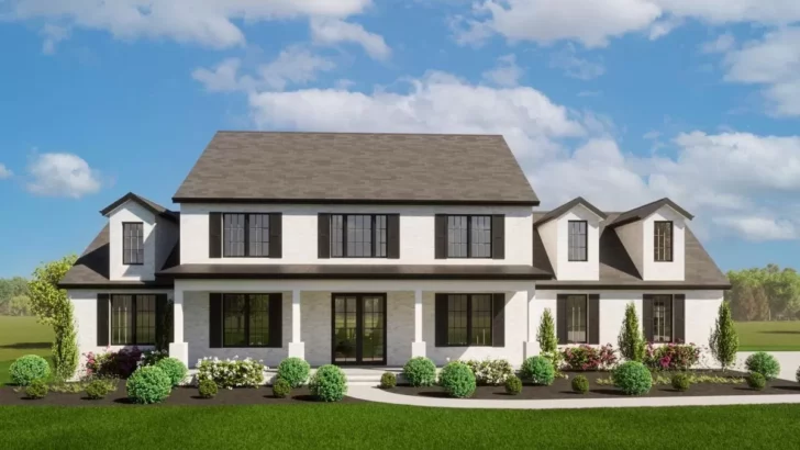 4-Bedroom 2-Story New American Country Farmhouse with Main-Level Primary Bedroom (Floor Plan)