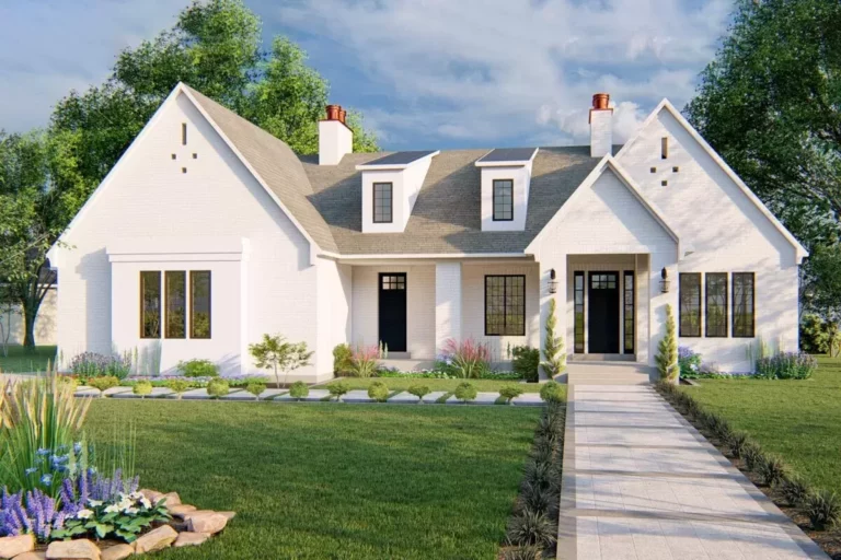 1-Story 3-Bedroom New American Home with Optional Lower Level (Floor Plan)