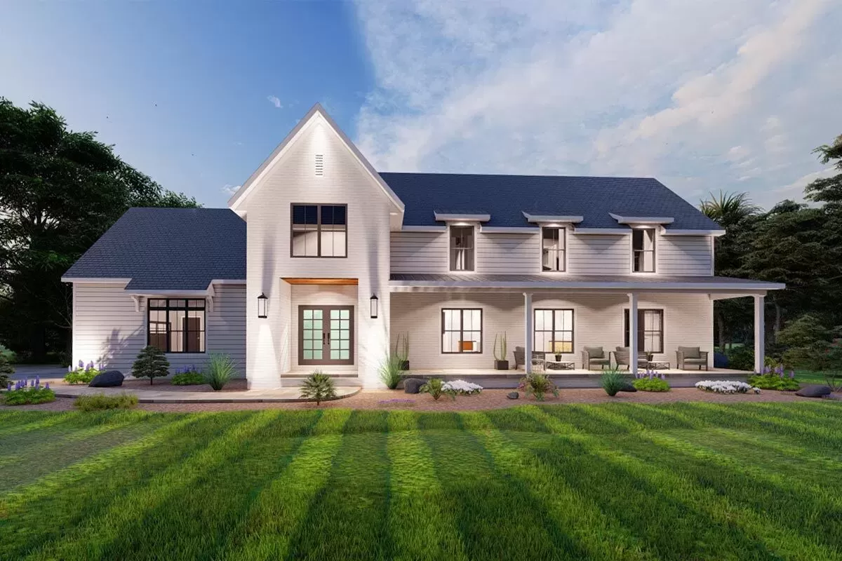 2Story 4Bedroom Modern Farmhouse With Main Floor Master Bedroom