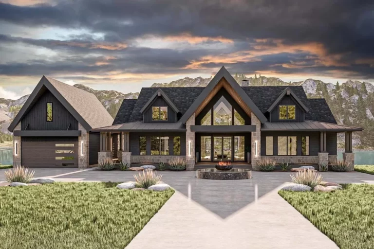 2-Bedroom 1-Story Mountain Home with Wrap Around Deck (Floor Plan)