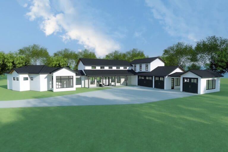 Sprawling Hill Country Home Plan with a Deluxe Master Wing