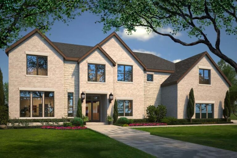 4-Bedroom 2-Story Modern Farmhouse With Expansive Outdoor Living (Floor Plan)