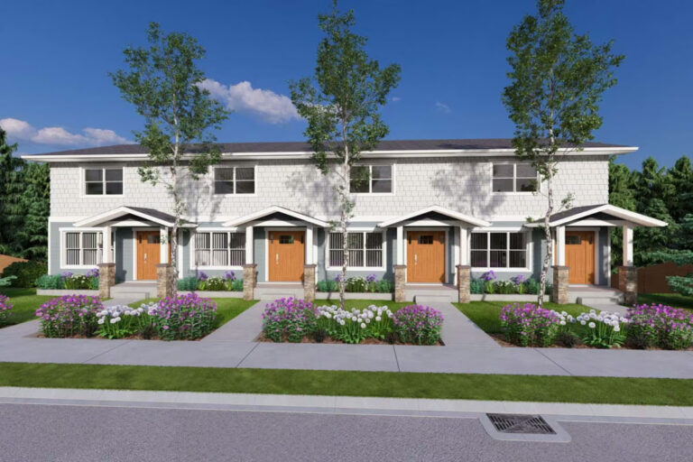 8-Bedroom 2-Story Modern Farmhouse with Barbecue Porch and Bonus Space (Floor Plan)