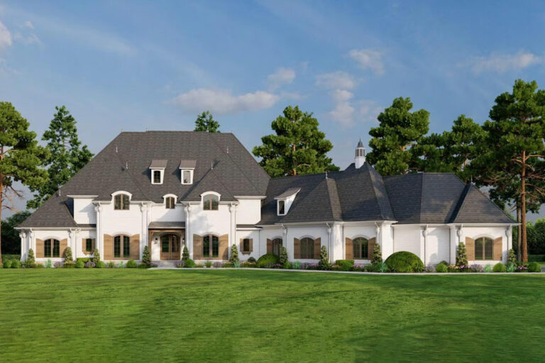 7-Bedroom 3-Story Luxury Estate with Bonus Room and Courtyard Entry (Floor Plan)