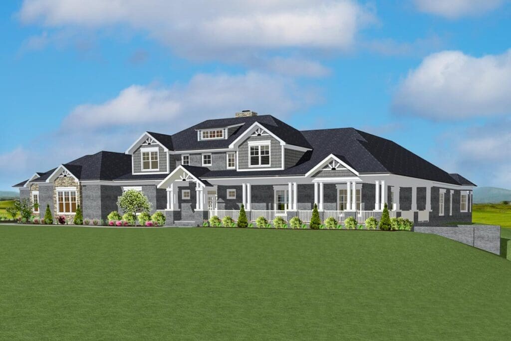 5-Bedroom 1-Story Hill Country Farmhouse With Pub-Style Bar & Bonus Space (Floor Plan)