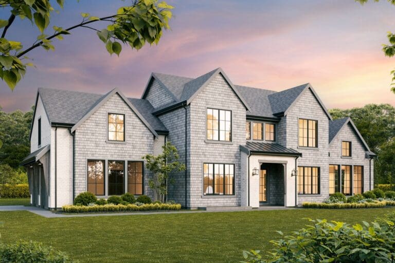 5-Bedroom 2-Story Modern Farmhouse With Optional Lower Level and Side Garage (Floor Plan)