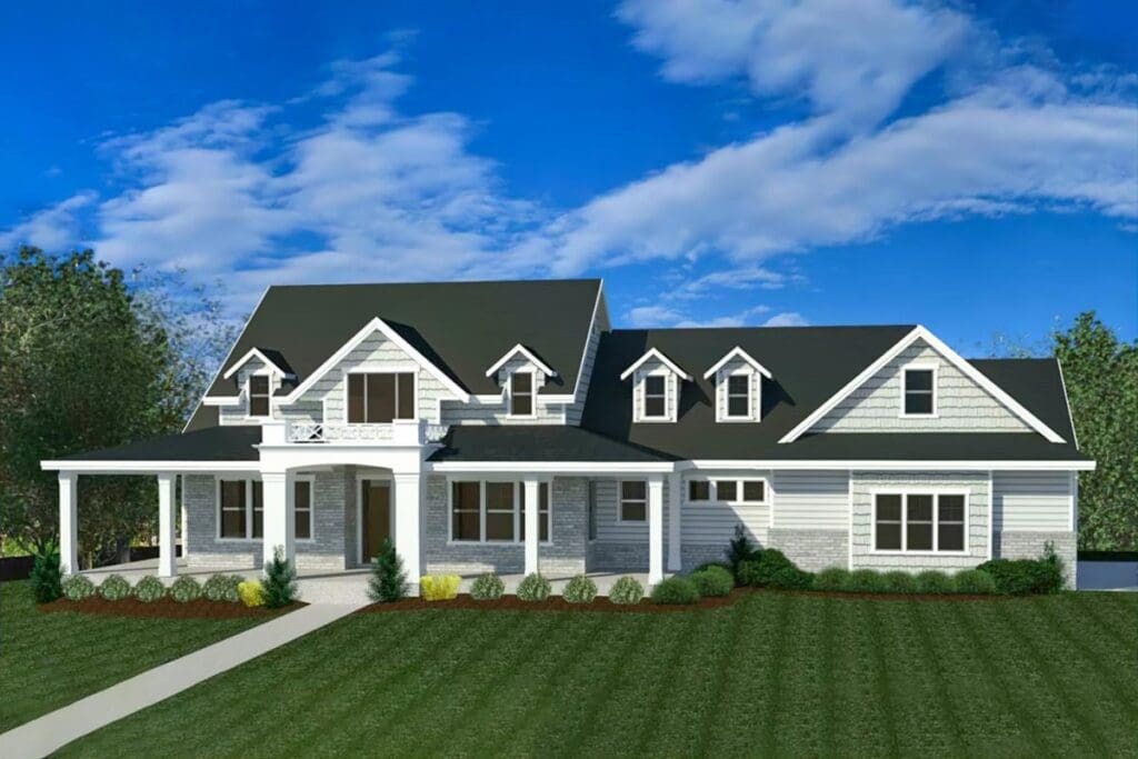 4-Bedroom Single-Story Modern Farmhouse with Music Room (Floor Plan)
