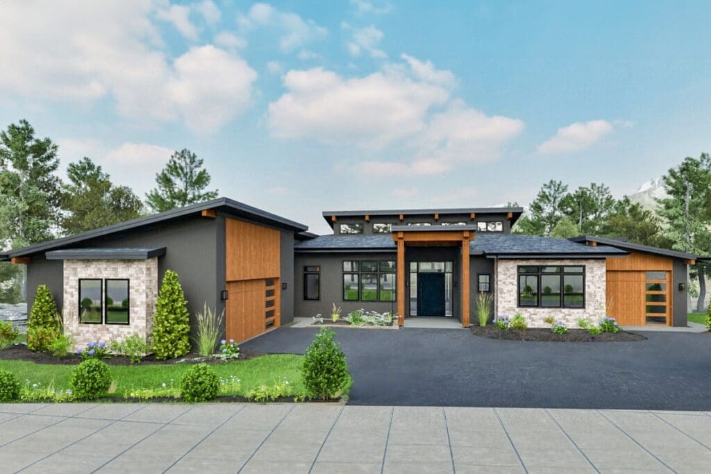 3–4 Bedroom 1 Story Modern Farmhouse With Expansive Outdoor Living (Floor Plan)