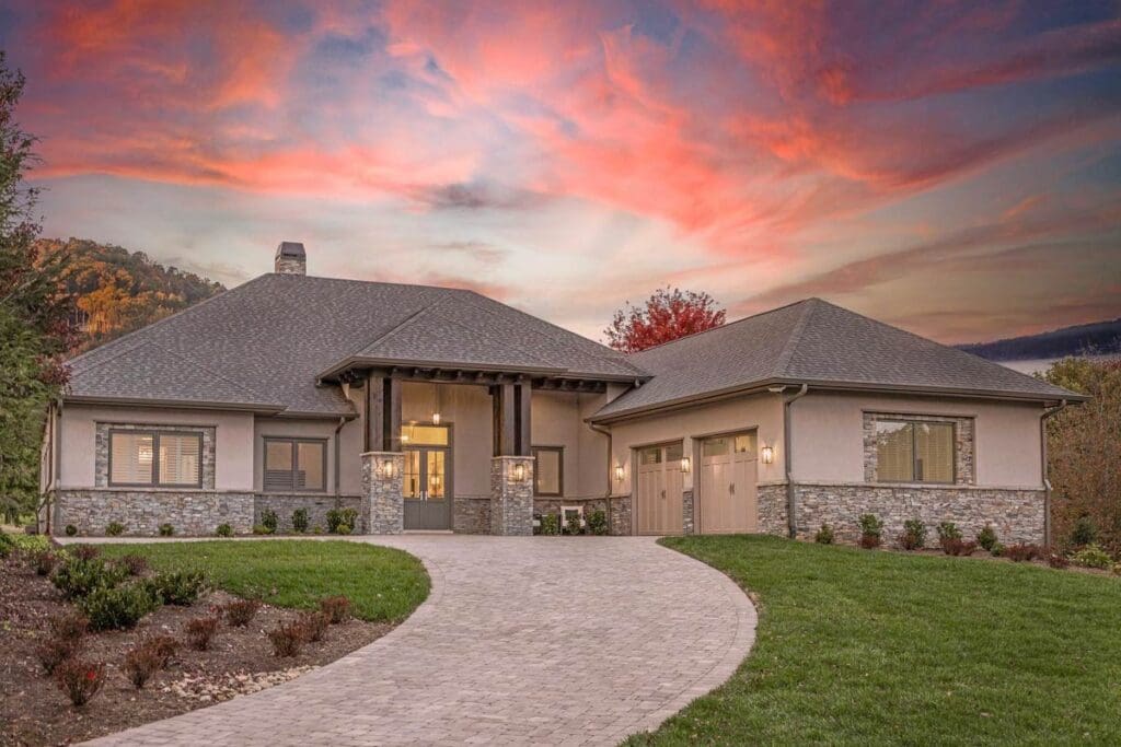 4-Bedroom 1-Story European Modern Farmhouse With Courtyard Garage Entry (Floor Plan)