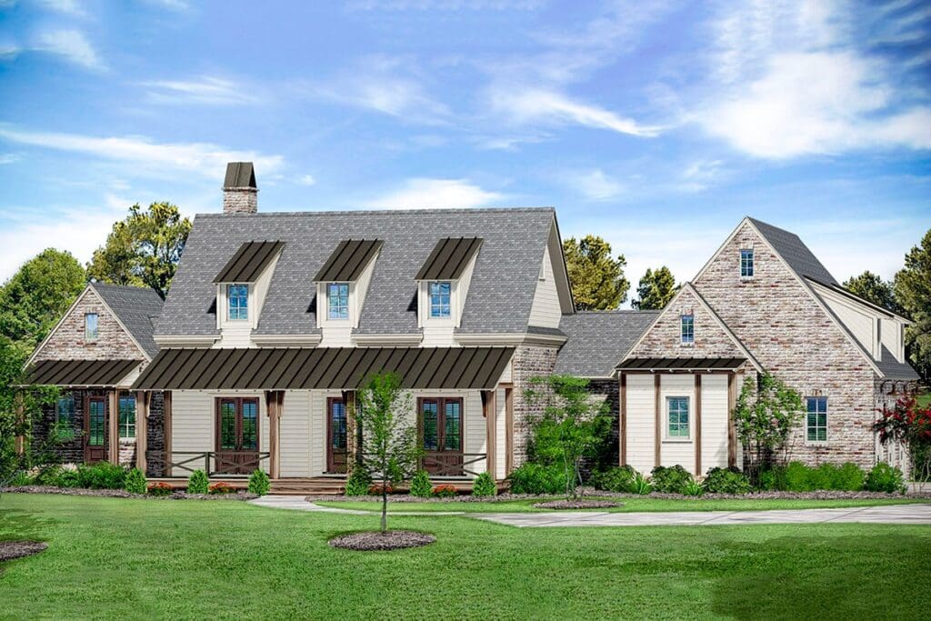 5-Bedroom 2-Story Farmhouse with Upstairs Children’s Den (Floor Plan)