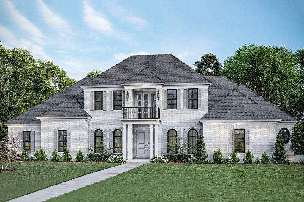 4-Bedroom 2-Story Exclusive Home with Stacked Front Porch (Floor Plan)
