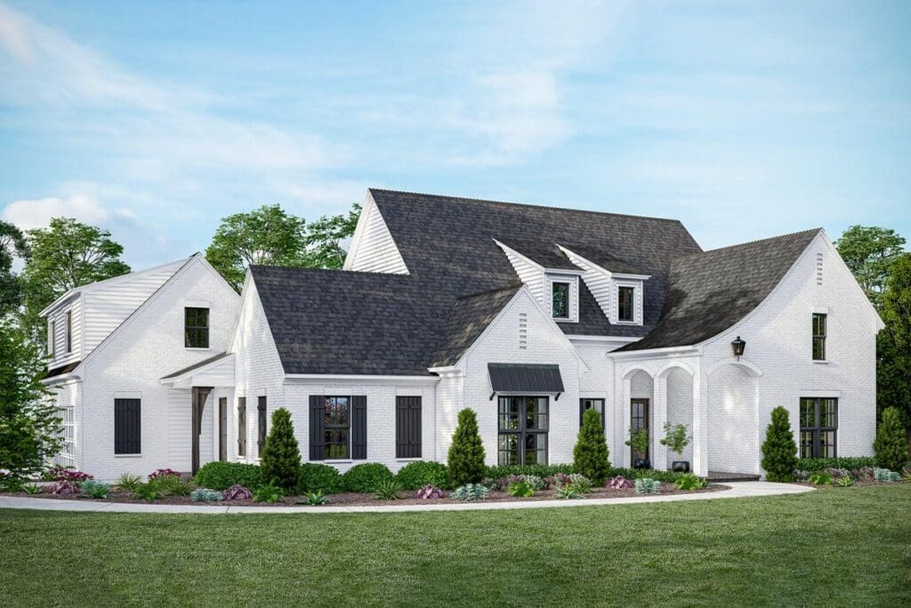 5-Bedroom Dual-Story Southern Tudor Home with Keeping Room (Floor Plan)