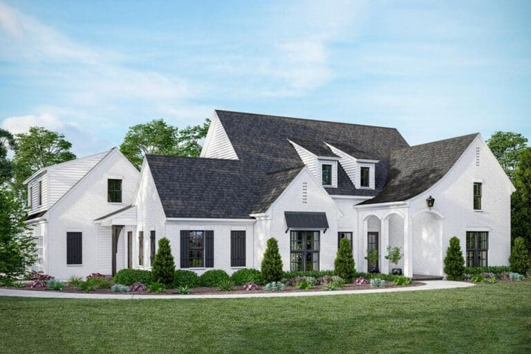 5-Bedroom Dual-Story Southern Tudor Home with Keeping Room (Floor Plan)