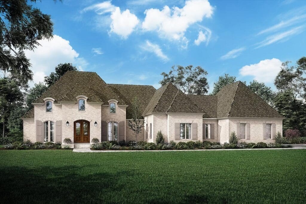 4-Bedroom 2-Story Modern Farmhouse With Bonus Room Over Garage (Floor Plan)
