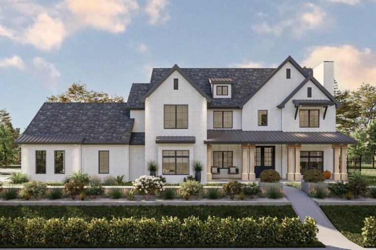 5-Bedroom 2-Story Modern Farmhouse with Formal Living Room (Floor Plan)