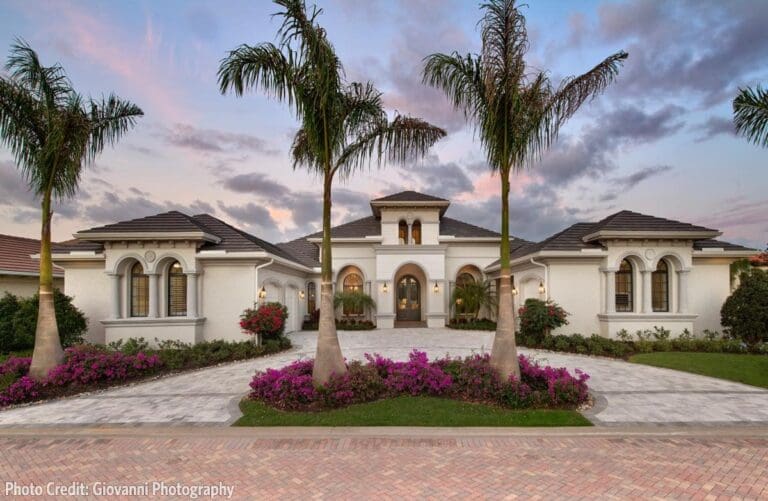 4-Bedroom 1-Story Mediterranean Home with Vaulted Great Room (Floor Plan)