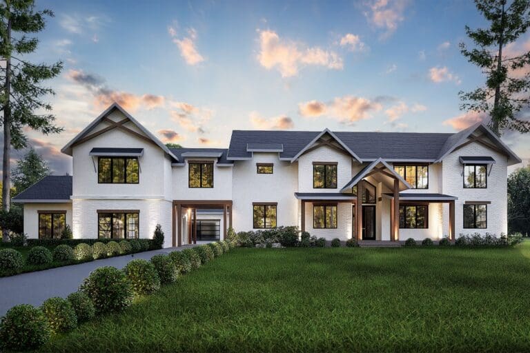7-Bedroom 2-Story Luxury Home with 7-Car Garage (Floor Plan)