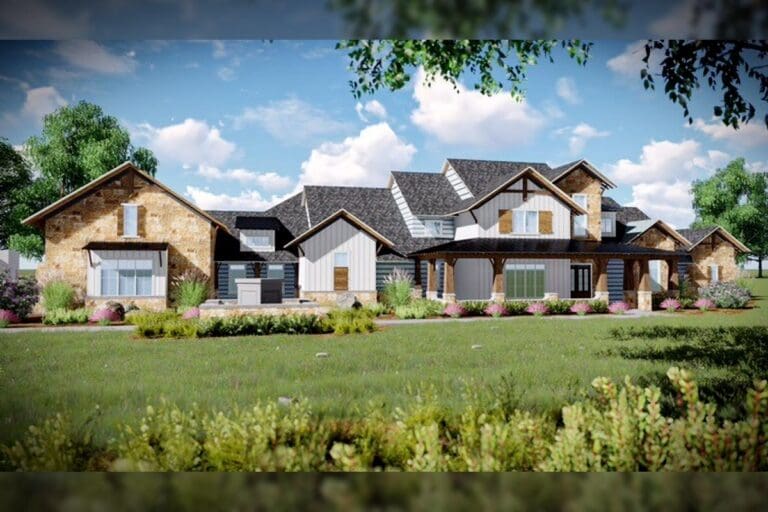 4-Bedroom 2-Story Hill Country With Spacious Breezeway and Fireplaces Galore (Floor Plan)