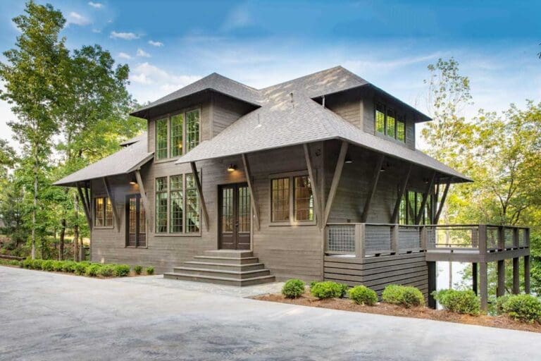 5-Bedroom 2-Story House with Deep Lower-Level Patio (Floor Plan)