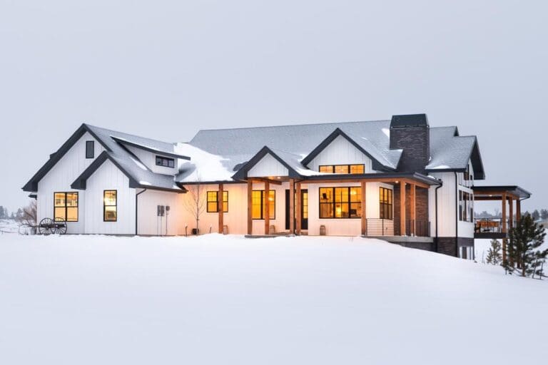 Spacious 2–4 Bedroom 1 Story European-Style Farmhouse With Basement and Wraparound Porches (Floor Plan)