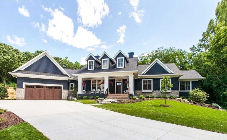 4-Bedroom 2-Story Craftsman Shingle House with Bonus Room (Floor Plan)