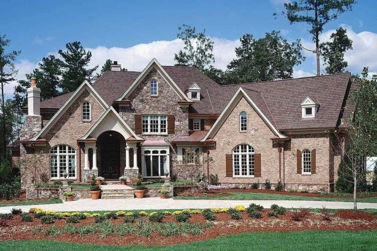 4-Bedroom 2-Story Luxury Home with Future Expansion Space (Floor Plan)