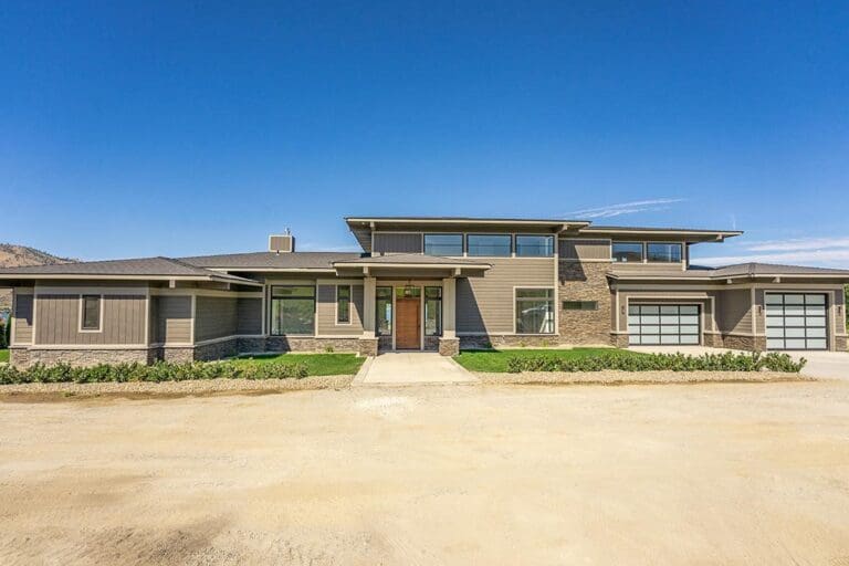 Flexible 5 Bedroom 2 Story Farmhouse With 3-Car Front-Entry Garage & Bonus Space (Floor Plan)