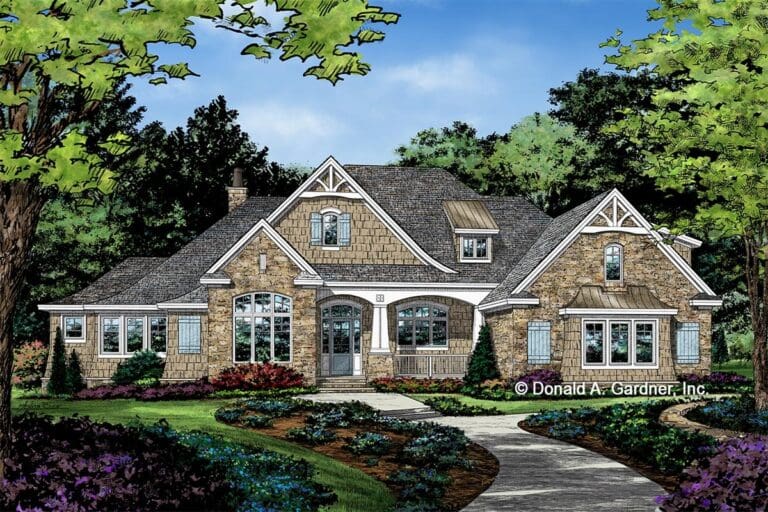 4-Bedroom 2-Story Shingle Home with Walk-out Basement and Bonus Room (Floor Plan)