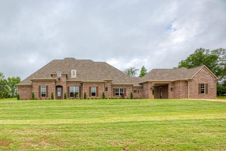 Single-Story 3-Bedroom European Home with Porte Cochere (Floor Plan)