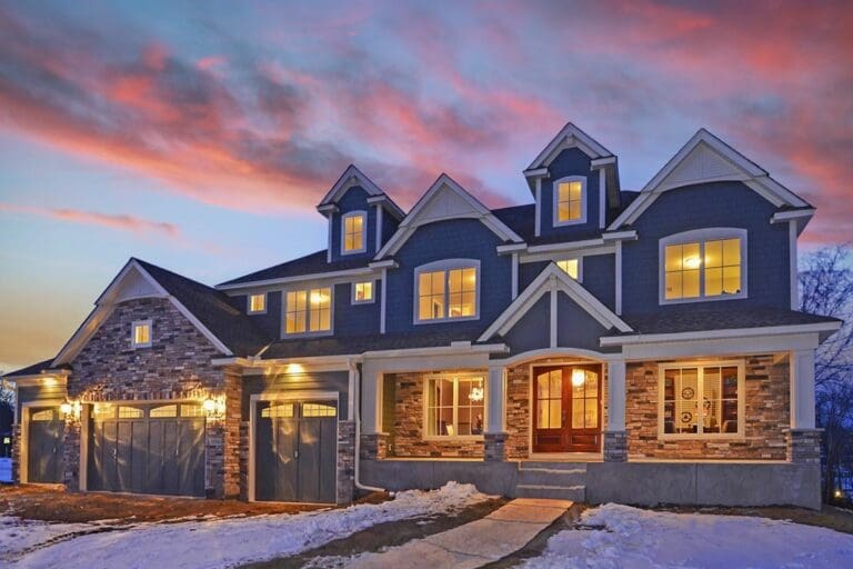 6-Bedroom 2-Story Modern Farmhouse With Optional Sports Court & 4-Car Garage (Floor Plan)