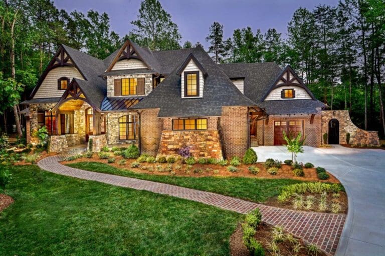 4-Bedroom 2-Story Craftsman House with Billiards and Rec Rooms (Floor Plan)