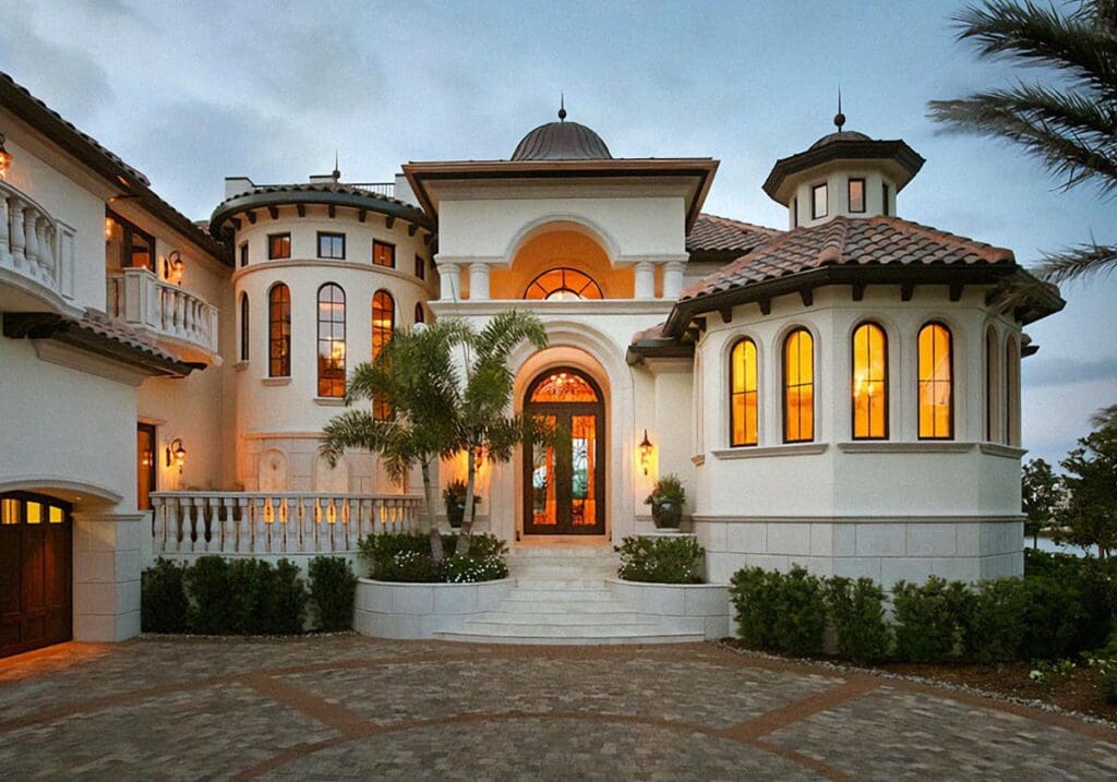 5-Bedroom 2-Story Luxury Mediterranean With Grand Courtyard & Lanai (Floor Plan)