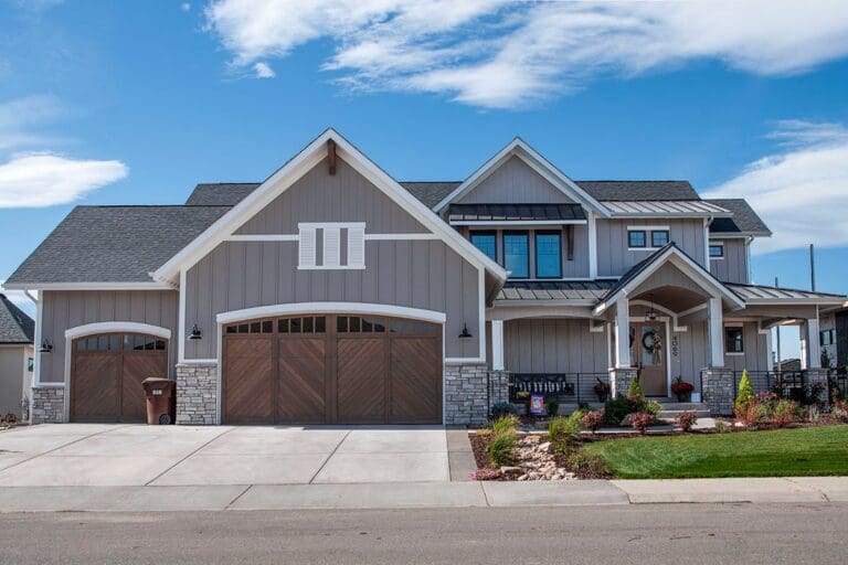 4-Bedroom Two-Story New American Mountain House with Walk-out Basement (Floor Plan)