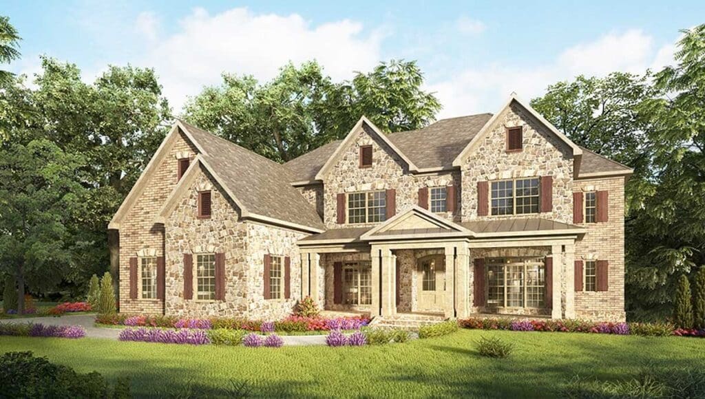 6-Bedroom 2-Story Farmhouse With Grand Open Layout and Walk-Out Basement Option (Floor Plan)