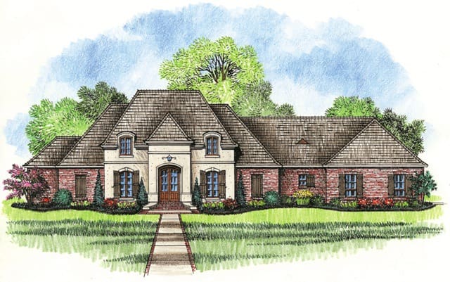 3-Bedroom 1-Story Contemporary Farmhouse With Expansive Porches (Floor Plan)