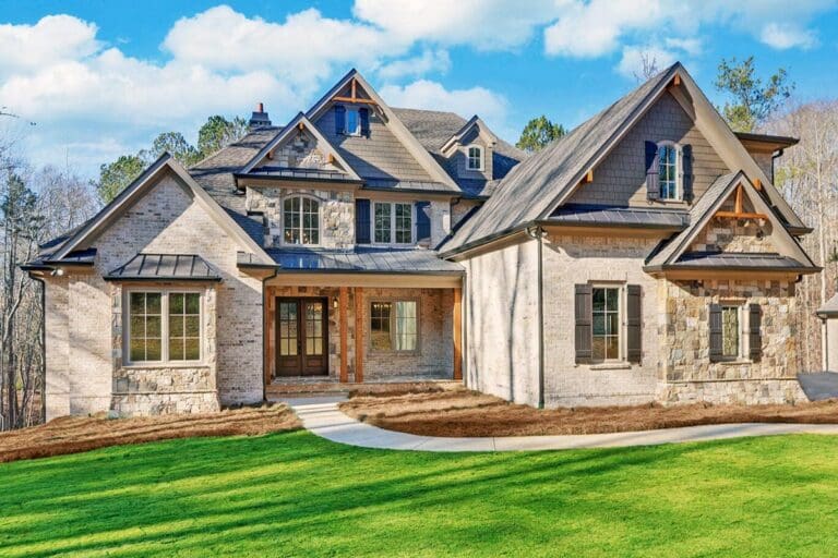 5-Bedroom 2-Story Contemporary Farmhouse Featuring Side-Entry Garage and Open Layout (Floor Plan)