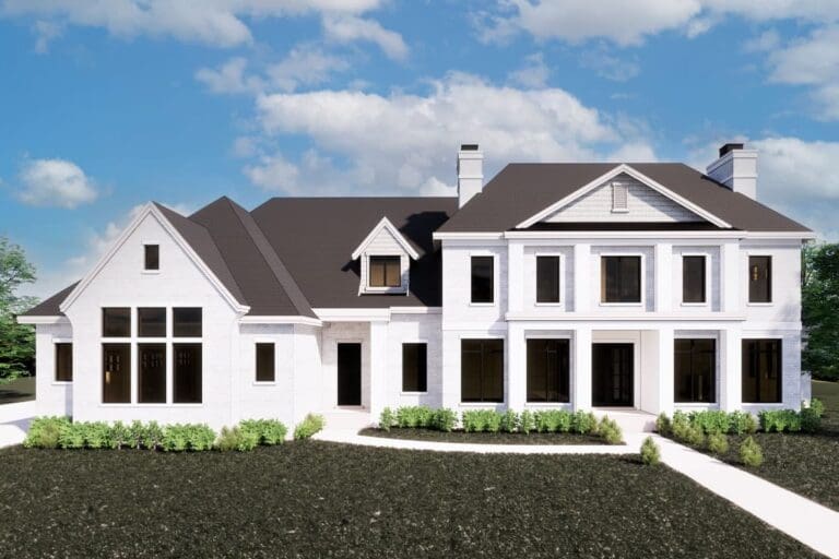 5-Bedroom 2-Story Southern Traditional Home with Oversized Apartment (Floor Plan)