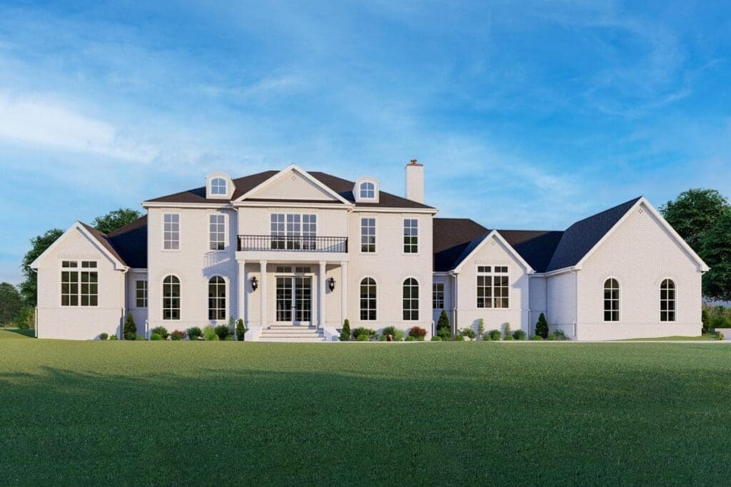 4-Bedroom 2-Story Southern Traditional House with 2-Story Great Room (Floor Plan)