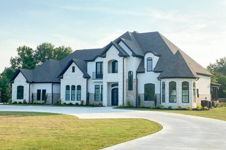 5-Bedroom 2-Story European Home with Two Master Suites (Floor Plan)